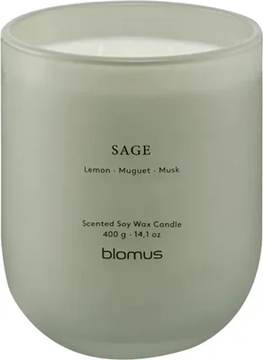 Produktbild von blomus GmbH TUOKSU Duftkerze L Sage desert sage 11cm