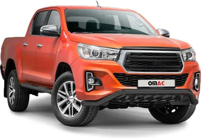 Obrázok produktu pre Ochranná lišta predného nárazníka pre Toyota Hilux 2018-2022 s ABE oceľou čierna