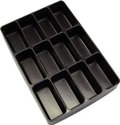 Produktbild von Einleger / Einteiler schwarz 12-fach