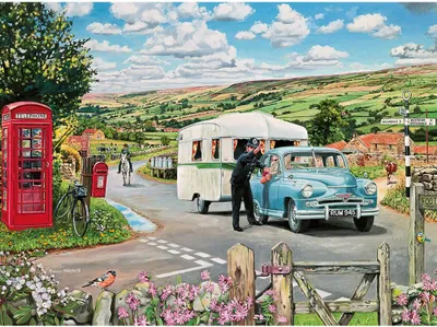 Immagine prodotto di GIBSONS Viaggio in campeggio puzzle 1000 pezzi