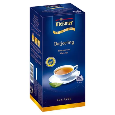 Produktbild von Meßmer ProfiLine Darjeeling Schwarzer Tee 25 Teebeutel 12er Pack
