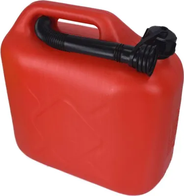 Image de Bidon de carburant 10L en plastique rouge Bidon d'essence de réserve