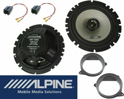 Produktbild von passend für Peugeot 207 2006-2019 CC SW Alpine 2 Wege Lautsprecher Boxen Set Tür Vorn 220 W