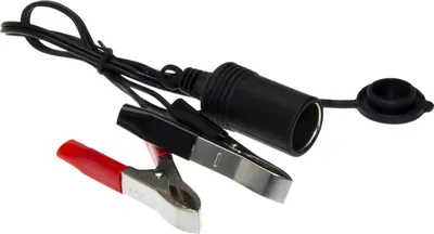 Obrázek produktu pro Instalační zásuvka do automobilu 12V kabel zapalovače cigaret včetně svorek baterie
