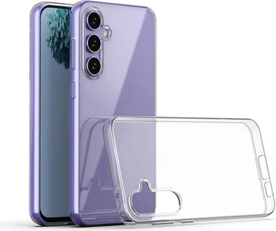 Produktbild von starfix Ultra Slim Silikon-Tasche für Samsung Galaxy S23 FE, transparent