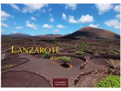 Zdjęcie produktu dla Kalendarz Lanzarote 2027 – kalendarz ścienny | Kalendarz fotograficzny Hiszpania 35x50 cm – . z zachwycającymi zdjęciami z Lanzarote
