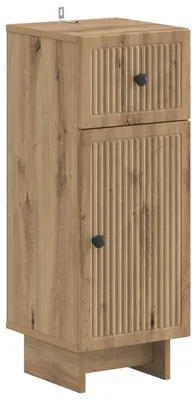 Image de Armoire de rangement pour salle de bain EDE, en chêne artisanal