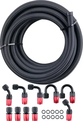 Zdjęcie produktu dla 16.wąż paliwowy w oplocie 4FT AN6-6AN + zestaw adaptera węża paliwowego