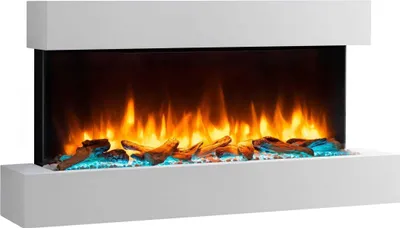 Immagine prodotto di Fuoco elettrico Balderia Ignis bianco 2000 Watt con telecomando