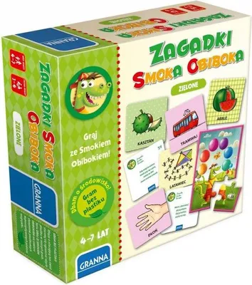 Zdjęcie produktu dla GRANNA PL GRA Zagadki Smoka Obiboka zielone 03574