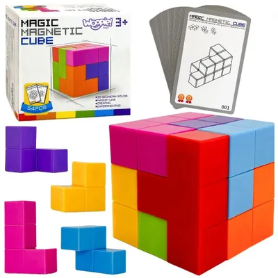 Image de Puzzle cube Tetris Woopie avec jeu de cartes