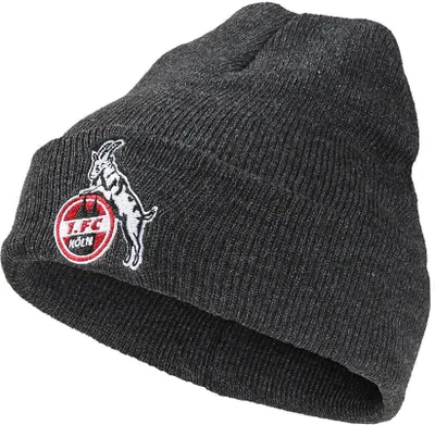 Produktbild von 1. FC Köln Beanie Basic „Grau" Kids