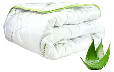 Produktbild von Bettdecke - Winter - 200x220 cm - Warm - Weiß - aus Mikrofaster - Grammatur 460 g/m² - ALOES
