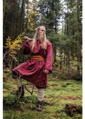 Produktbild von Tunika mit Bordüre Rot "Halvor" L