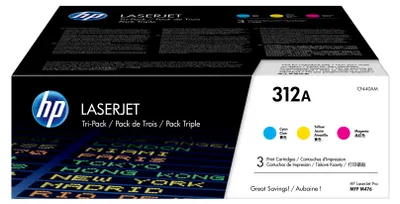 Produktbild von HP Toner Multi Pack CF 440 AM C/M/Y No. 312 A