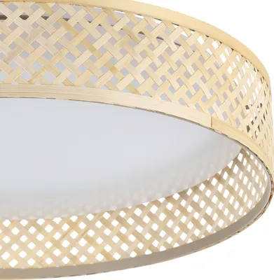 Image de EGLO Luppineria, LED, 3000 K, 2500 lm, IP20, brun, blanc
