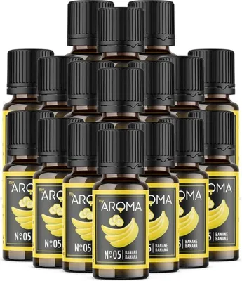 Produktbild von myAROMA flavour drops – Banane 17x10ml, Zuckerfreie & kalorienfreie Aromatropfen, vegan und natürlich für Küche und Getränke, Nr. 05