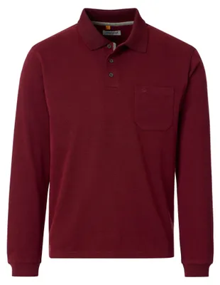 Produktbild von Redmond - Herren Polo-Shirt Langarm (262880700), Größe:S, Farbe:Rot(501)