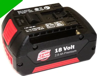 Produktbild von Original Bosch Akku 18 V Li Neu Bestückt 2,6 Ah