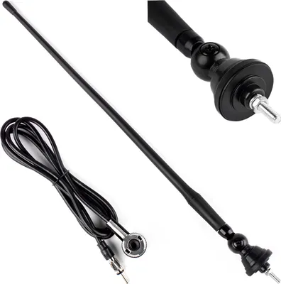 Image de Antenne voiture 34 cm 5 mm adaptateur ANT02 AMIO-01049