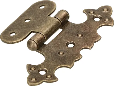 Produktbild von KOTARBAU® Dekoratives Scharnier für Schrank Asymmetrisch Retro-Scharnier Antik Patina