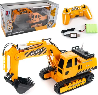 Produktbild von Double E Ferngesteuerter Kettenbagger RC Bagger RTR Raupenbagger Spielzeug 1:20