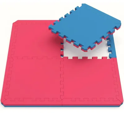 Produktbild von 4er Set Kampfsportmatte 63x63cm - 2cm EVA Puzzlematte für Judo Karate MMA Sport