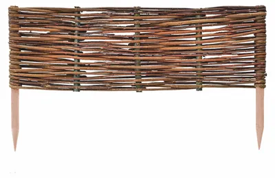 Zdjęcie produktu dla Płot ogrodzeniowy wiklinowy ręcznie wyplatany 60 x 40 cm 10 szt.