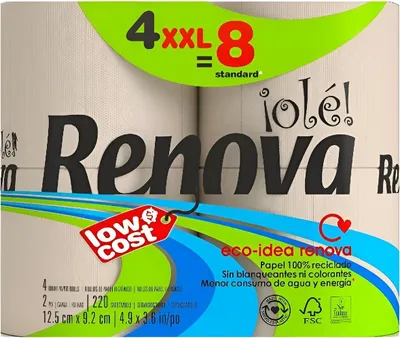 Image de Renova Ole  Papier hygiénique écologique, 4 rouleaux