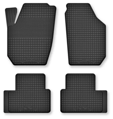 Produktbild von Gummi-Fußmatten für Volvo V70 II 2000-2007 (Kombi) – 4-tlg, Schwarz, Semi-Universal, angepasst – Wielganizator Semi-Universal