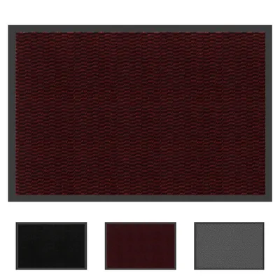 Produktbild von Fußmatte rutschfeste Fußmatte für Innen und Außen, 80x120cm,Fußmatte Eingang, rutschfeste Fußmatt,Dunkelrot