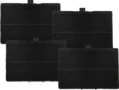 Produktbild von vhbw 4x Aktivkohlefilter kompatibel mit Siemens LC77BCP50, LC91BE542/01, LC91BA540, LC91BB560, LC91BE542 Dunstabzugshaube - 31,5 x 21,5 x 2,3 cm