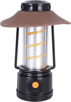 Obrázok produktu pre INF Nabíjateľná LED kempingová lampa s tienidlom - prenosná núdzová baterka