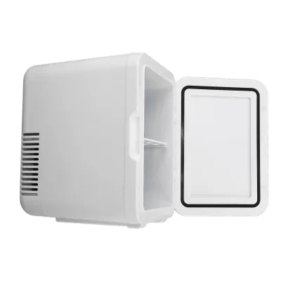 Obrázek produktu pro Mini lednička,Kompaktní chladnička,Přenosná kompaktní lednička,Mini chladnička na péči o pleť,Přenosná chladnička s ohřívačem Osobní lednička,Kompaktní mini lednička,Mini kosmetická lednička,Kosmetická kosmetická mini lednička,Přenosná kosmetická lednička