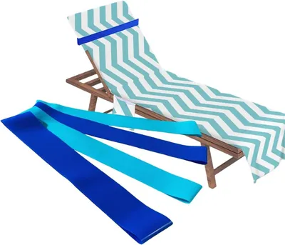 Imagen del producto de Bandas elásticas para toallas, juego de 4 unidades, ideales para usar en la playa o en la piscina