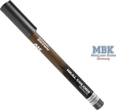 Obrázok produktu pre AK Interactive S.L. AK-RCM007 REAL COLORS MARKERS: Hnedá