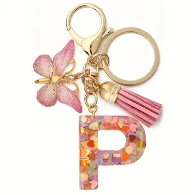 Immagine prodotto di Portachiavi Alfabeto Letter P - Stile Unico e Personalizzato KP30347