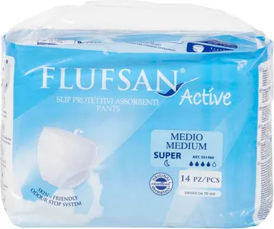 Produktbild von Flufsan Inkontinenzhosen für Erwachsene 14 Stk. Größe M