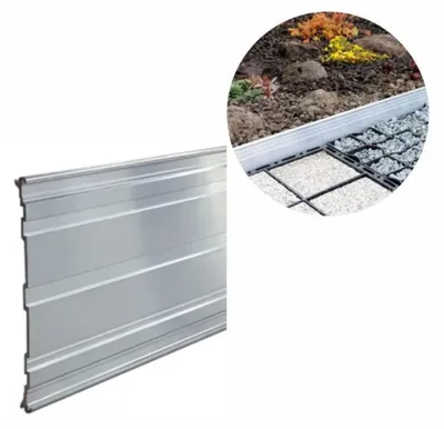 Image de Bordure de Jardin Green Universe 14cm x 100cm | Bordure Jardin | Bordure jardin metal