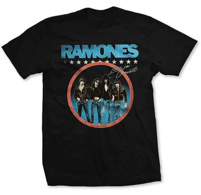 Obrázek produktu pro Ramones Circle Photo Black XL Tričko