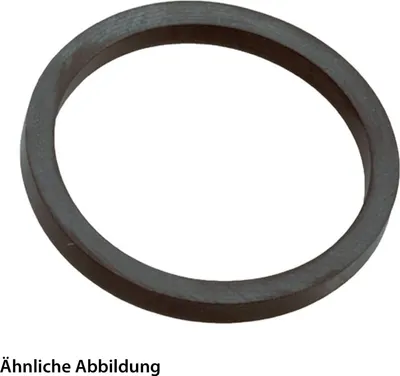 Imagen del producto de Junta de sellado para rosca PG11, de forma redonda, fabricada en caucho de etileno-propileno-dieno (EPDM), de color  intenso RAL 9005. Incluye 1 unidad