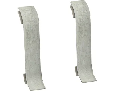 Produktbild von Prinz Verbinderfür Klemmsockelleiste Steingrau 50 x 22 mm 2 Stück