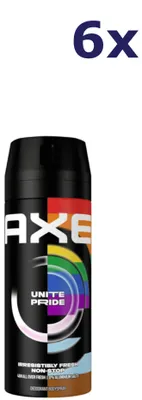 Produktbild von 6x Axe Deo Bodyspray - 150 ml - unite pride