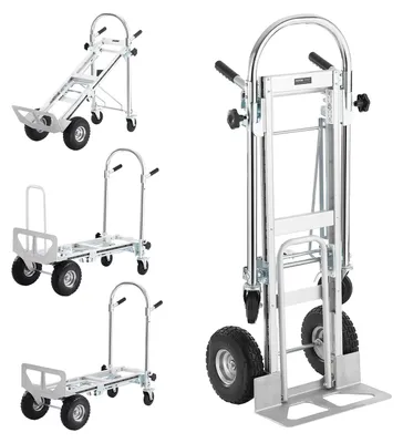 Produktbild von Stapelwagen - Stapelkarren - Transportkarren - Transportwagen - Winkeltrolley - Tragfähigkeit: 180 kg - Klappbar