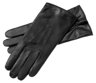 Roeckl Herren Nappa-Lederhandschuhe Riga mit Wollfutter in schwarz