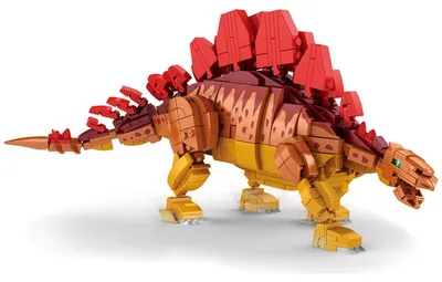 Produktbild von WOMA C0448 Stegosaurus Klemmbaustein Dino 697 Teile ab 6