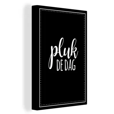 Obrázek produktu pro OneMillionCanvasses® Malba na plátně Nástěnná malba na plátně - Přísloví - Využij dne - Carpe diem - Citáty - 40x60cm