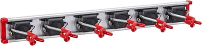 Image de Support pour appareils, 0,5 m, lot de 6, en aluminium, capacité de charge de 40 kg, pour fixation murale