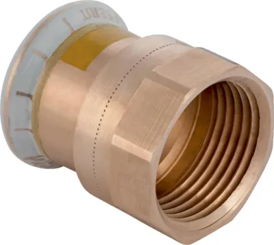 Produktbild von Geberit GE Mapress, Kupfer, Gas, Übergang, d22mm x Rp3/4, 1 Stk.