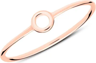 Produktbild von lanii Ring Kreis aus rosévergoldetem Sterlingsilber